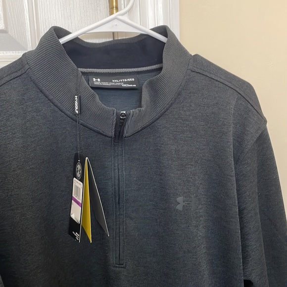 Under Armour Mens Cold Gear Quarter Zip - New With Tags XXL - Picture 4 of 4